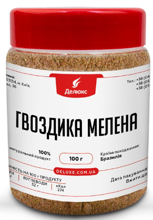 Гвоздика мелена Делюкс, 100г